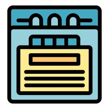 Notepad representing efficient task management and productivity boosting Illustrazione stock