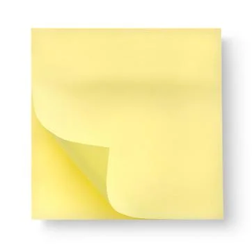 Notepad with shadow Foto stock