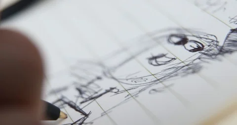 A notepad with a smiley emoji drawn on it. Happiness concept image. Stock-Footage 101945218