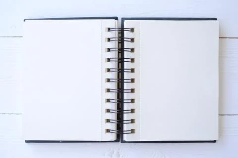 Notepad on the table Stock Photos