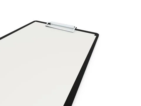 Notepad text book on white background Stock Illustration