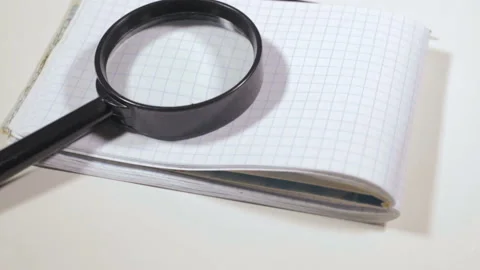 Notepad on a white background Stock Footage 87923496