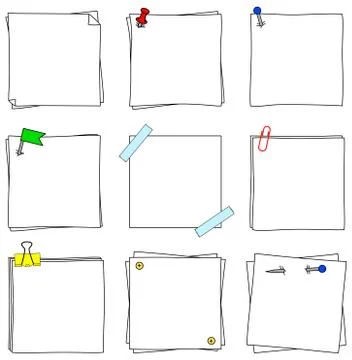 Notepads Stock Illustration