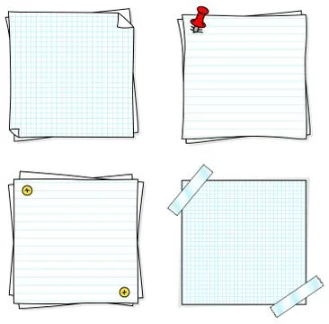 Notepads Stock Illustration