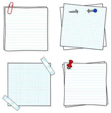 Notepads Illustrazione stock