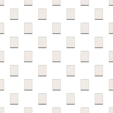 Notepads pattern creating a seamless background design Stock Illustration
