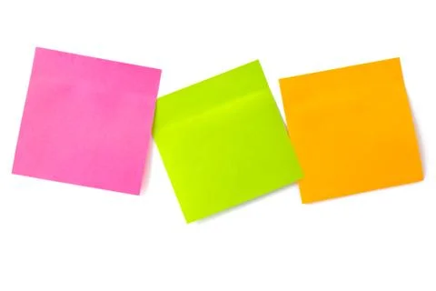 Notepaper postit Stock Photos