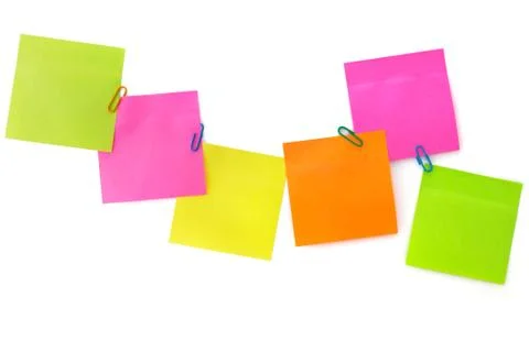 Notepaper postit Stock Photos