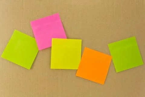 Notepaper postit Stock Photos