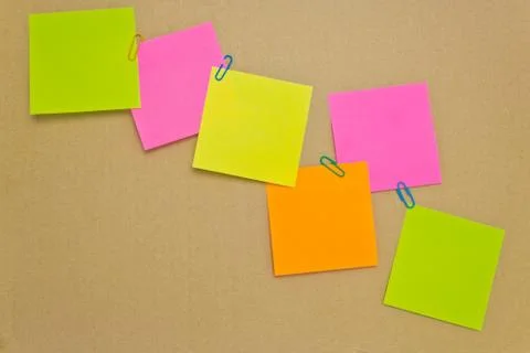Notepaper postit Stock Photos