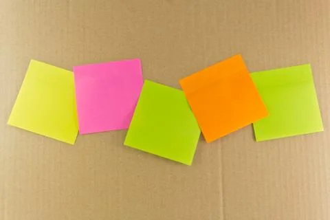 Notepaper postit Stock Photos