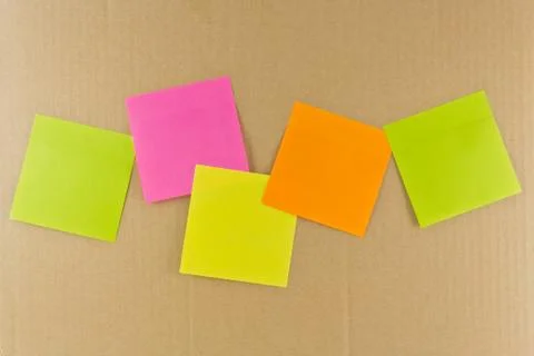 Notepaper postit Stock Photos