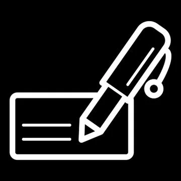 Notes and pan vector icon. Black and white note illustration. Outline linear Illustrazione stock