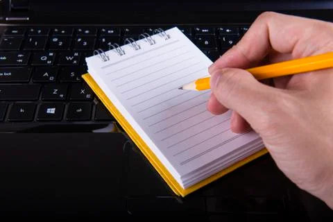  Notes and Pens Stock Photos