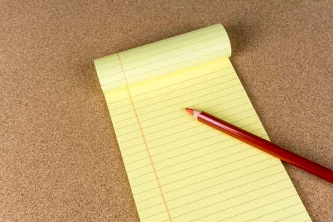 Notes and Pens Foto stock