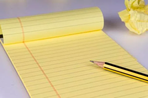 Notes and Pens Foto stock