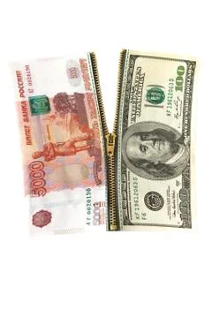 Notes and zipper Stock Photos