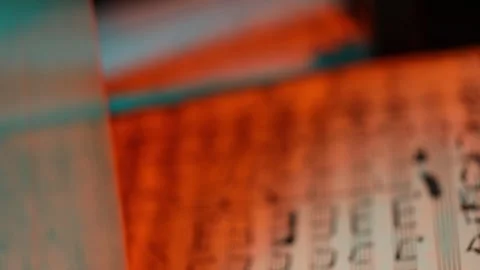 Notes book under lights 11 Stock Footage 311334770