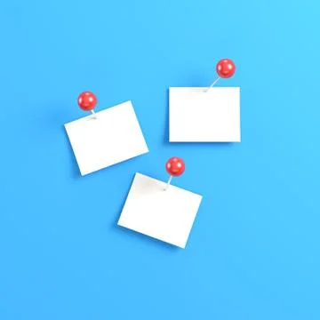 Notes on bright blue background イラスト素材