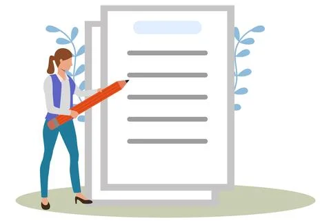 Notes Concept Illustration Stock Illustration