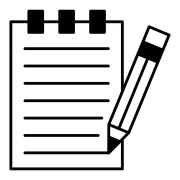 Notes dualtone icon Illustrazione stock