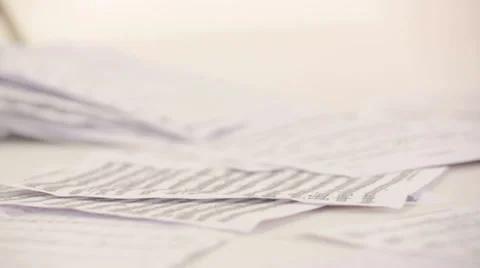 Notes on the floor Video stock 35119916