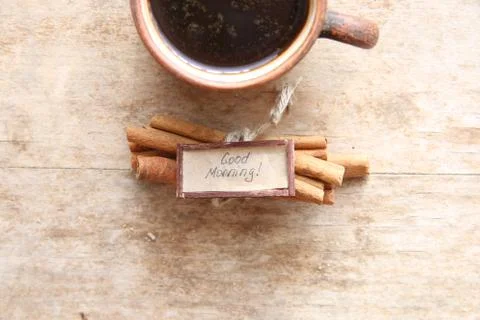 Notes good morning Stock Photos