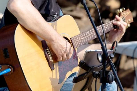 The notes of the heart Foto stock