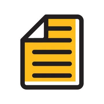 Notes Icon Illustrazione stock