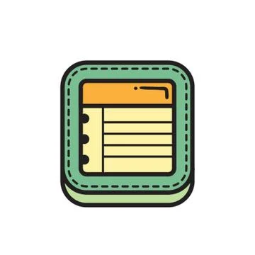 Notes Icon Stock Illustration