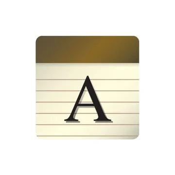 Notes Icon Illustrazione stock