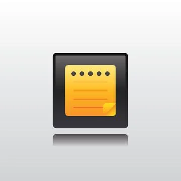 Notes Icon Illustrazione stock