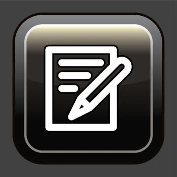 A Notes Icon Illustration Stock Illustration