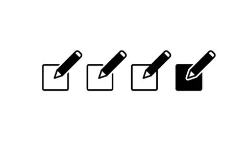 Notes icon set. Document sign. Vector on isolated white background. EPS 10 Stock Illustration