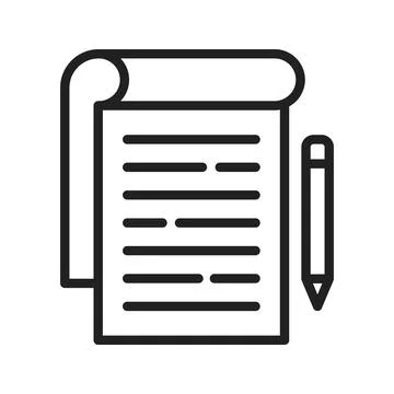 Notes icon vector image. Stock Illustration