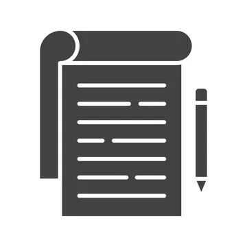 Notes icon vector image. Illustrazione stock