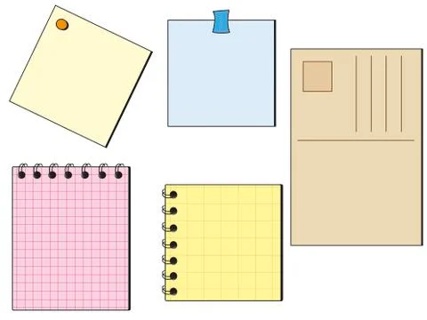 Notes Stock Illustration
