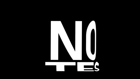 Notes Kinetic Warp Text Animation Stock Footage 314999083