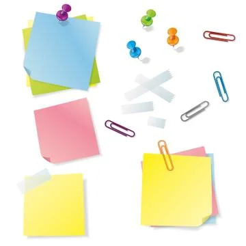 Notes kit Stock Illustration