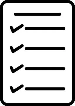 Notes  Line Icon Design Stock Illustration