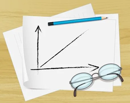 Notes on paper Illustrazione stock