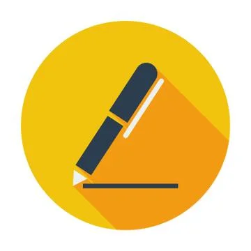 Notes single icon. Stock Illustration