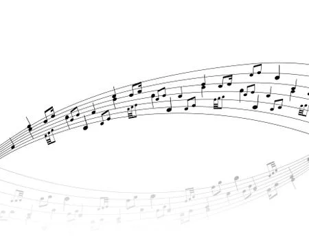 Notes staff Stock Illustration