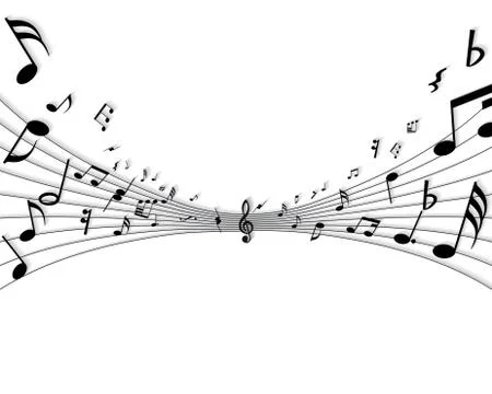 Notes staff Stock Illustration