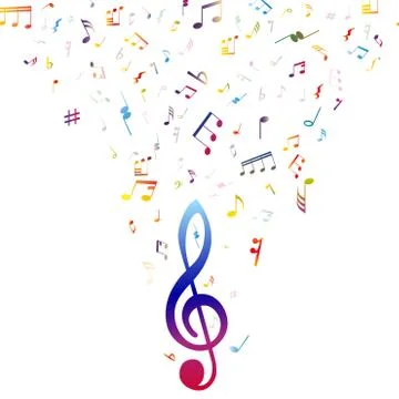 Notes staff Stock Illustration