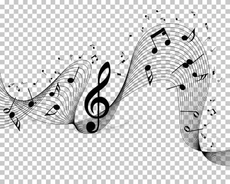 Notes staff Stock Illustration