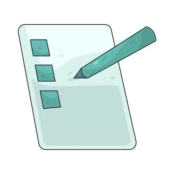 Notes Taking illustration Stock Illustration