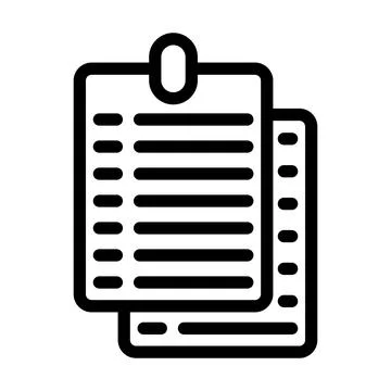 Notes Vector Icon Design Illustration Illustrazione stock