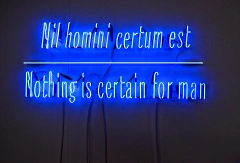 Nothing is certain Stock Photos