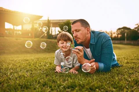 Nothing grows a father son bond like fun. Cropped shot of a young family Stock Photos